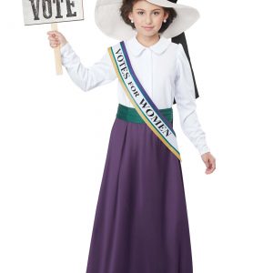Girls American Suffragette Costume