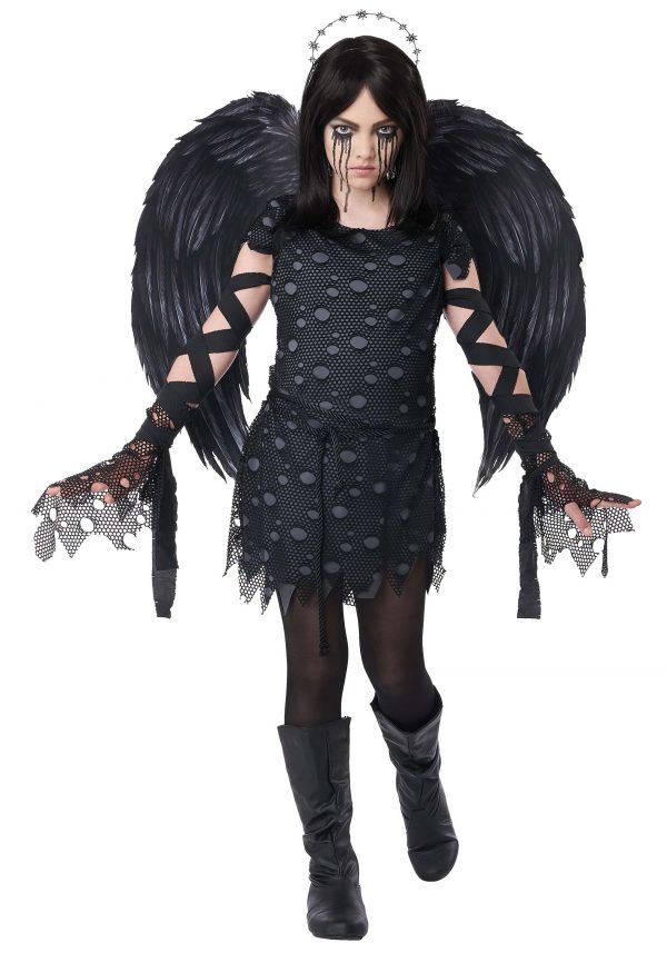 Girl's Angel of Darkness Costume