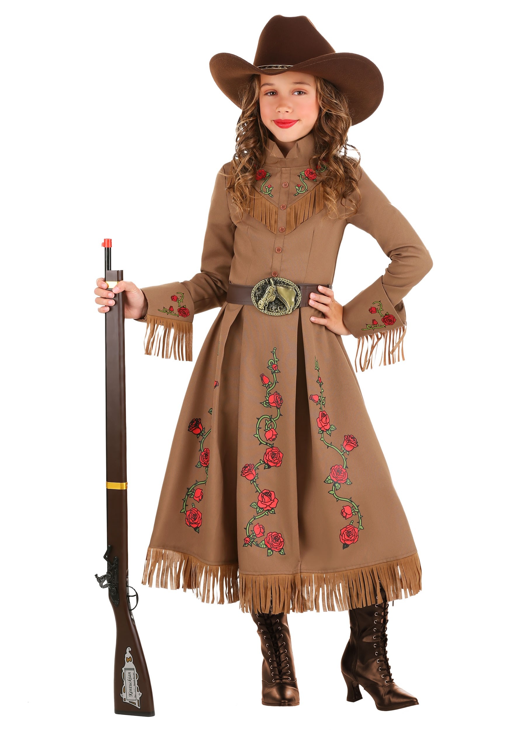 Girl’s Annie Oakley Cowgirl Costume