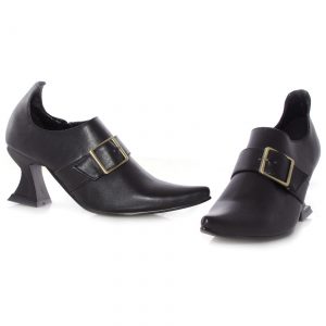 Girls Black Witch Shoes