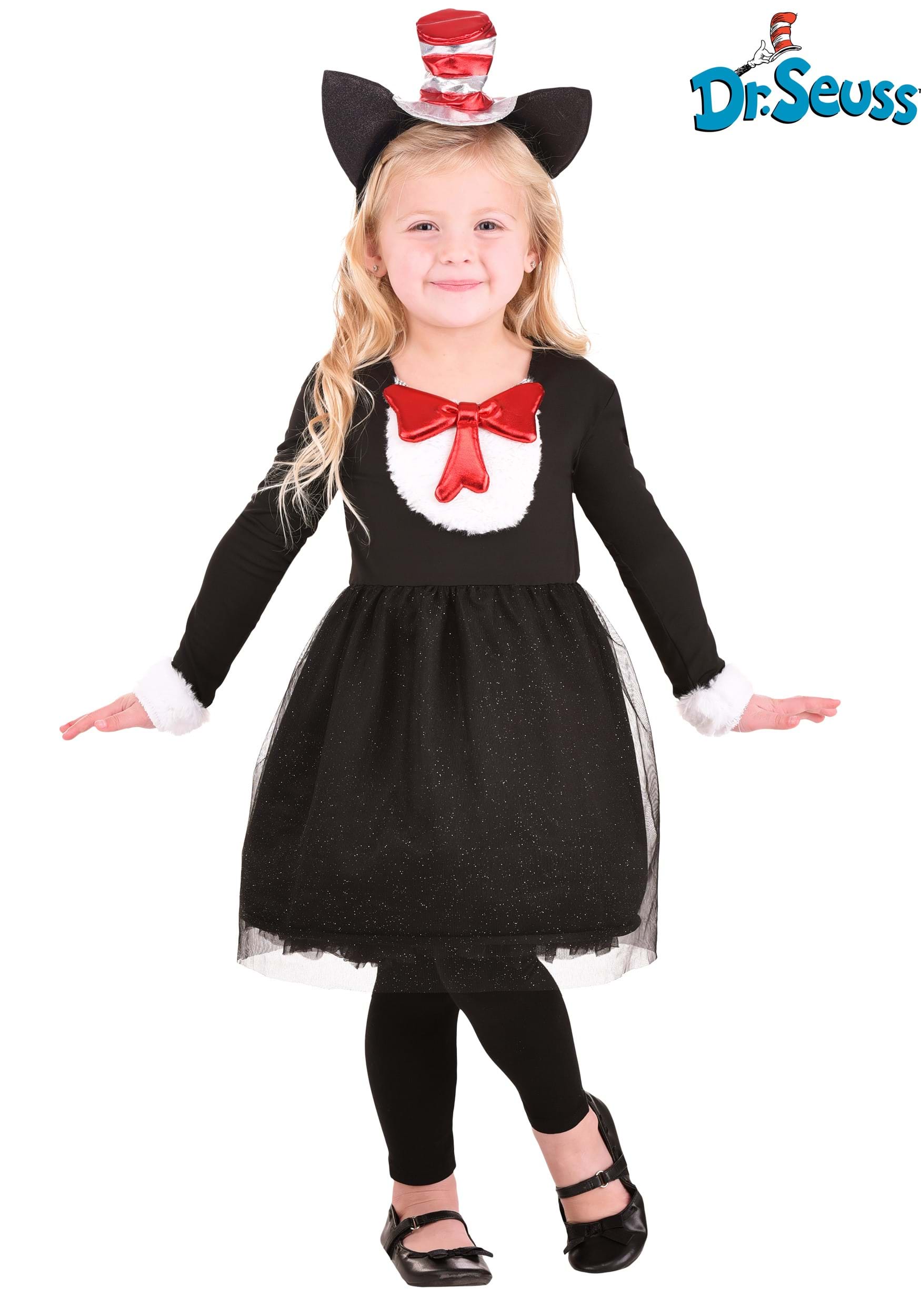 Girl’s Cat in the Hat Toddler Costume