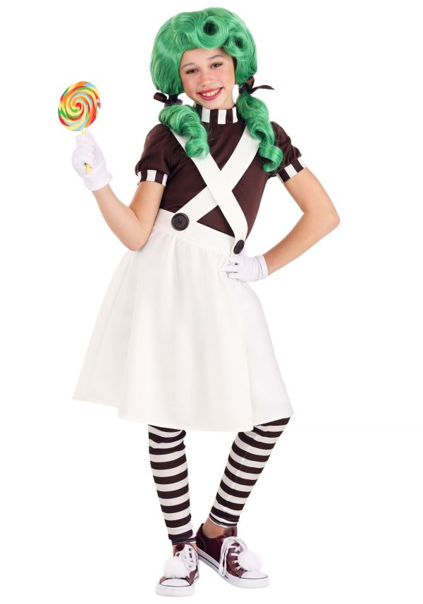 Girl's Chocolate Factory Worker Costume