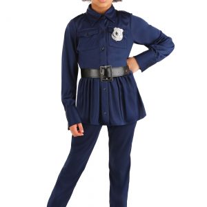 Girls Cop Pants Costume