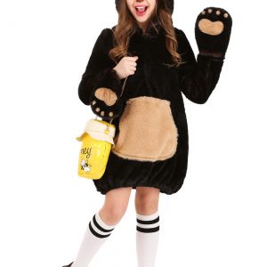 Girl's Cozy Brown Bear Costume