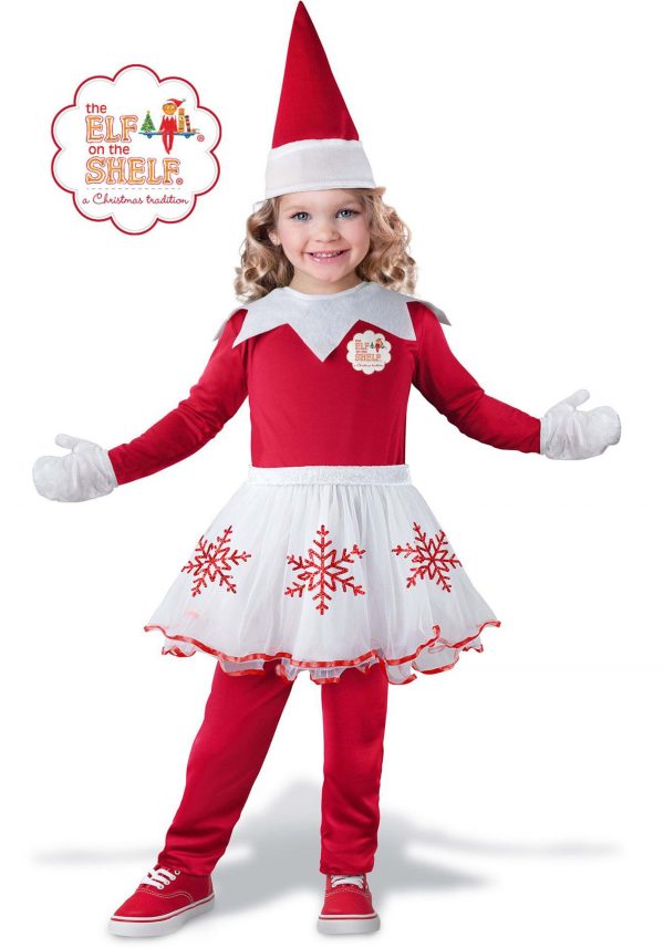 Girl's Elf on Shelf Toddler Costume