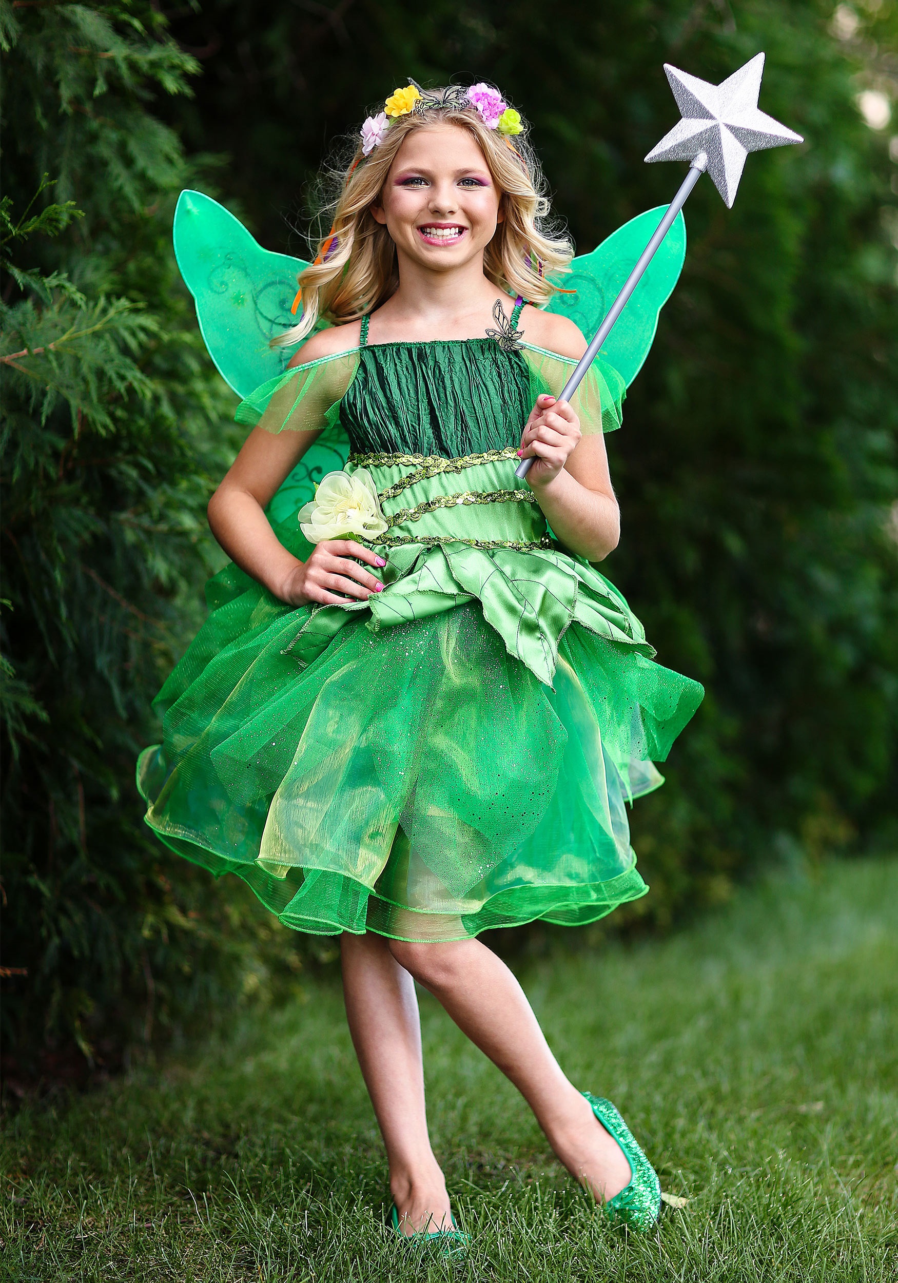 Girls Garden Fairy Costume