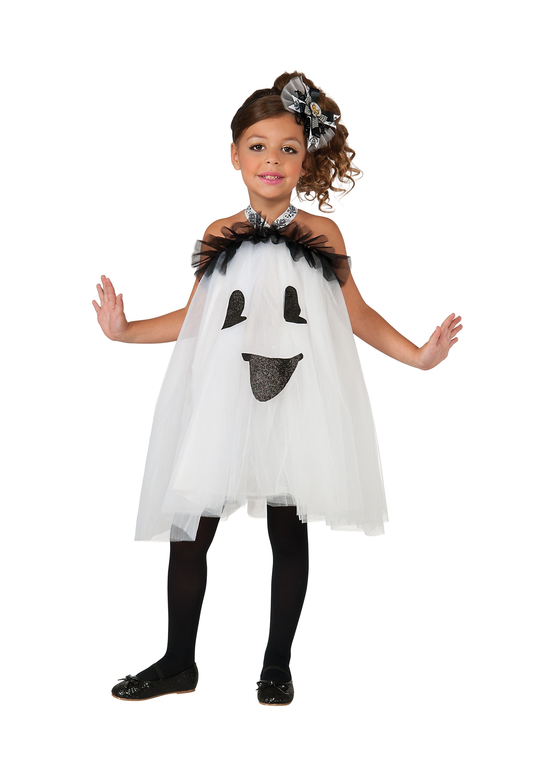 Girls Ghost Tutu Costume Dress