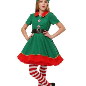 Girl's Holiday Elf Costume