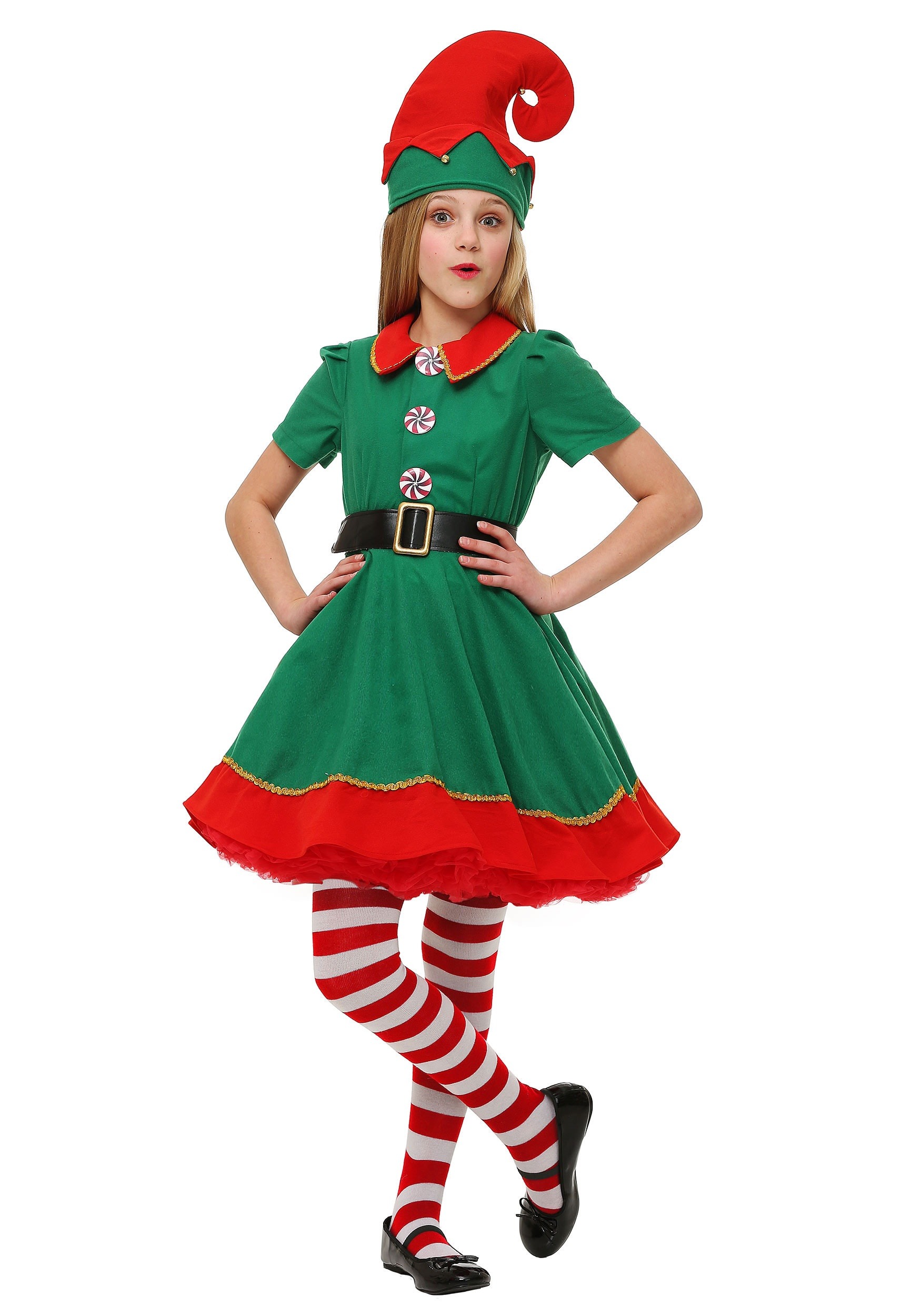Girl’s Holiday Elf Costume