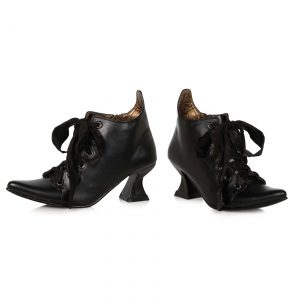 Girls Lace Up Witch Shoes