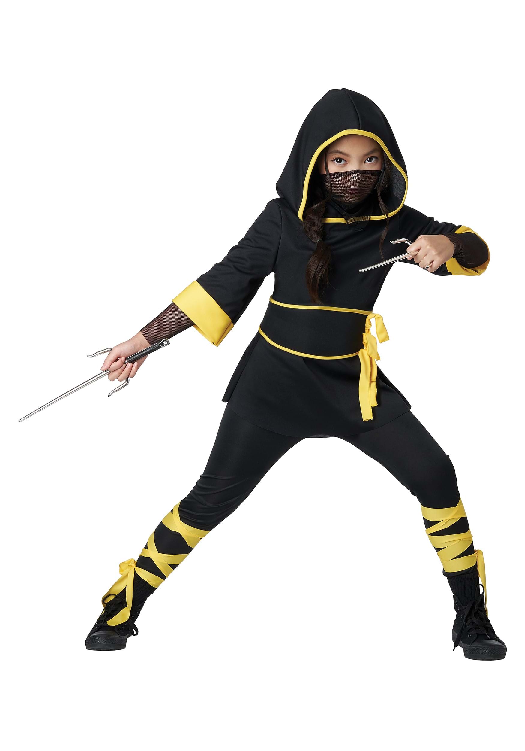 Girl’s Lightning Ninja Costume