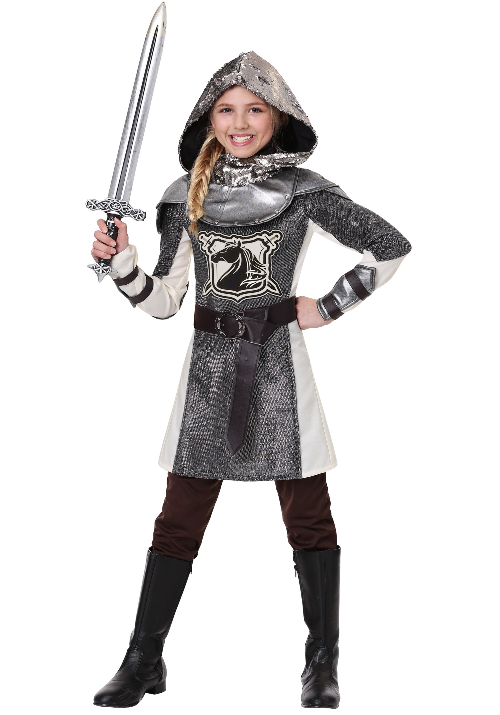Girl’s Medieval Knight Costume