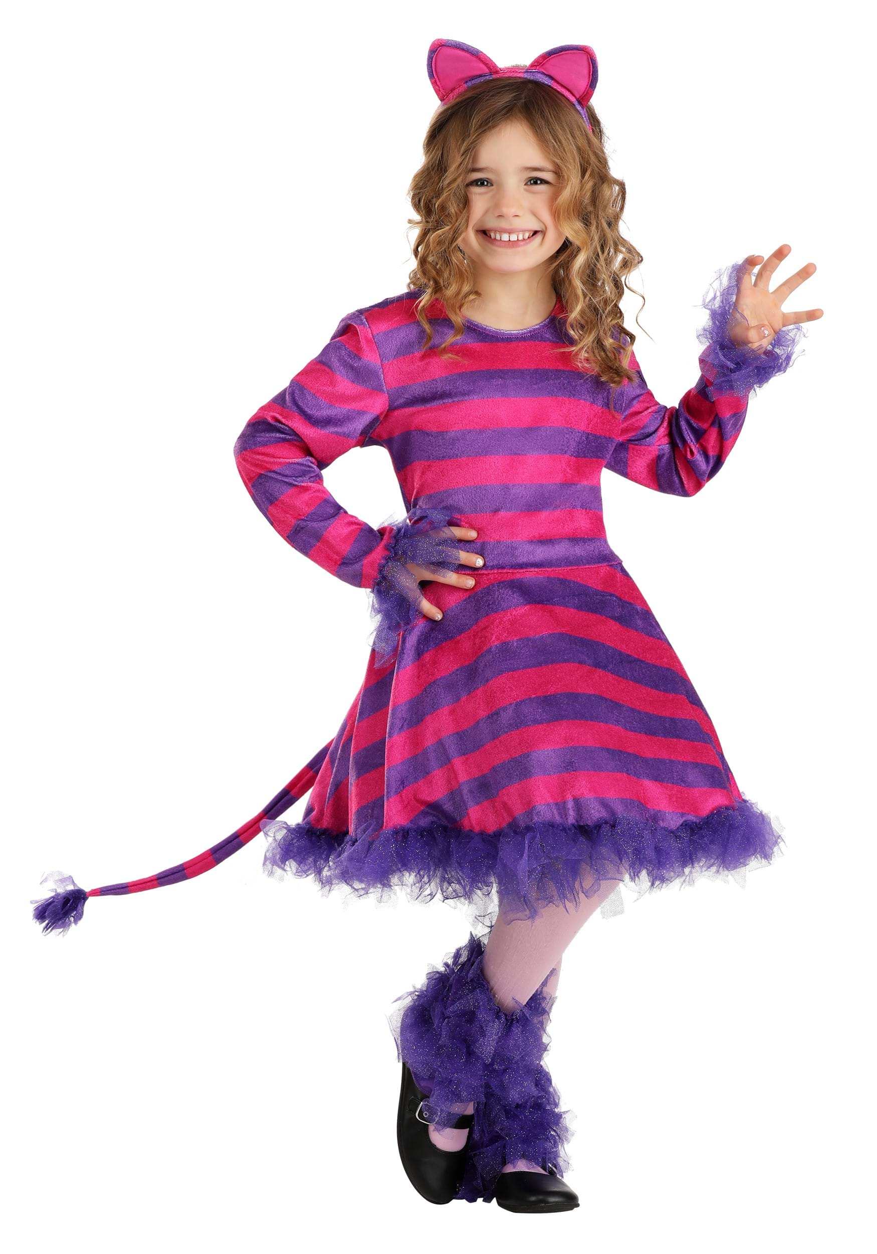 Girl’s Mischievous Cheshire Cat Costume