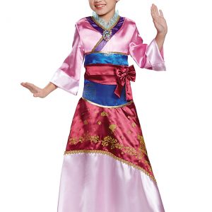 Girls Mulan Deluxe Costume