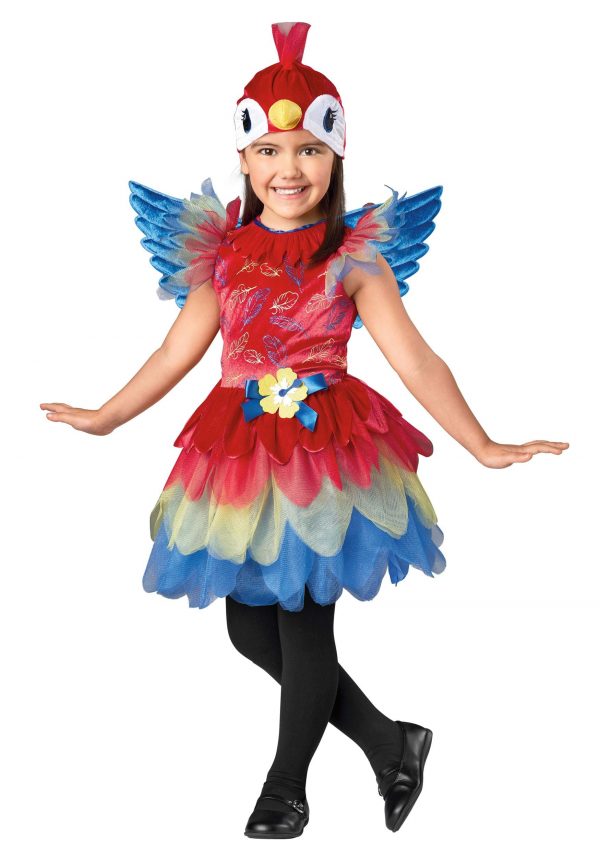 Girl's Parrot Costume