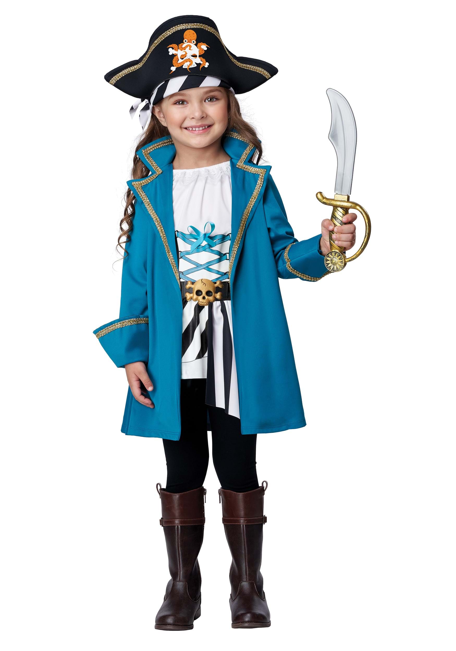 Girl’s Petite Pirate Costume for Toddlers