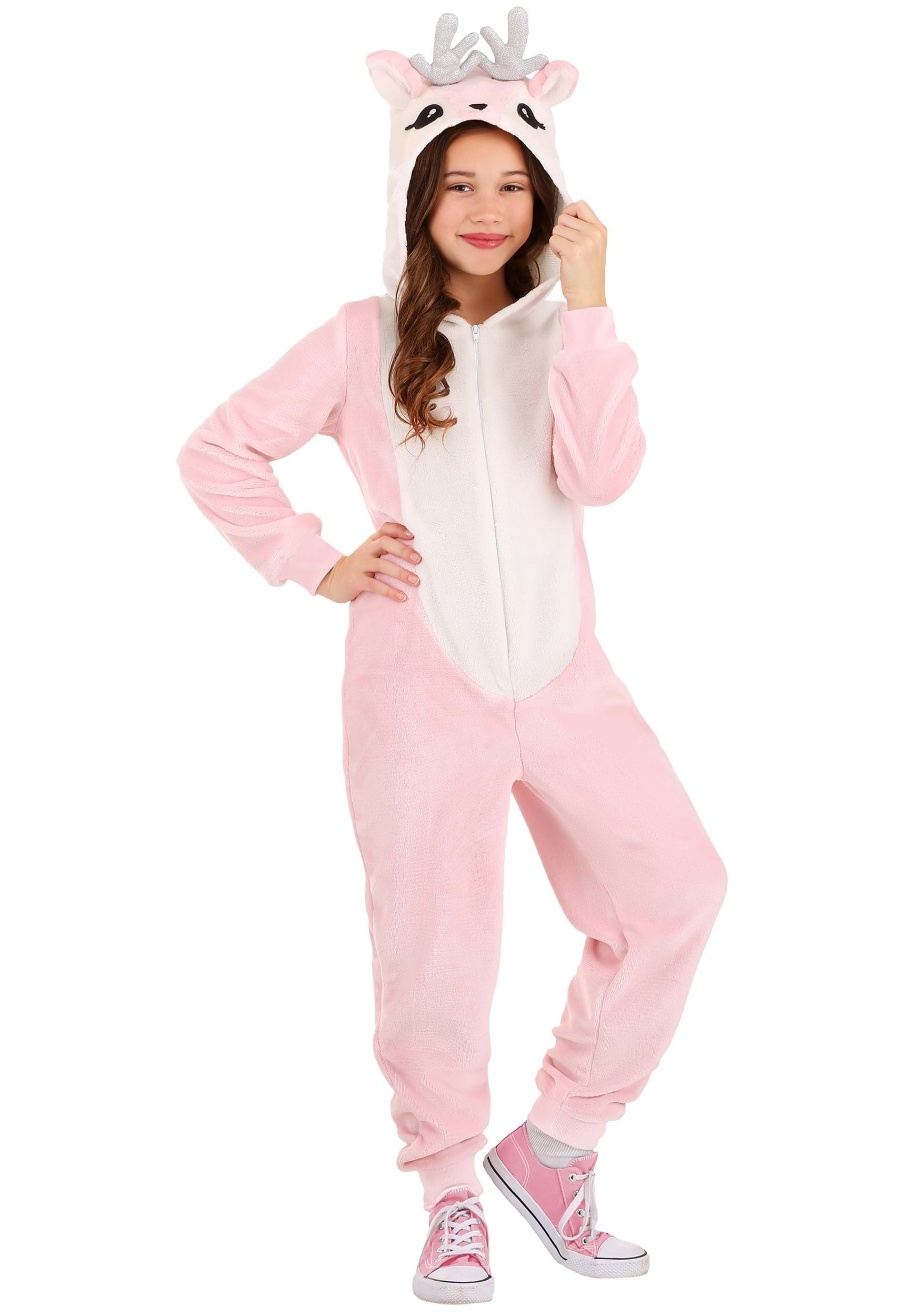 Girl’s Pink Deer Costume