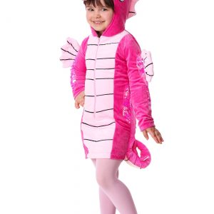 Girl's Pink Seahorse Toddler Costume