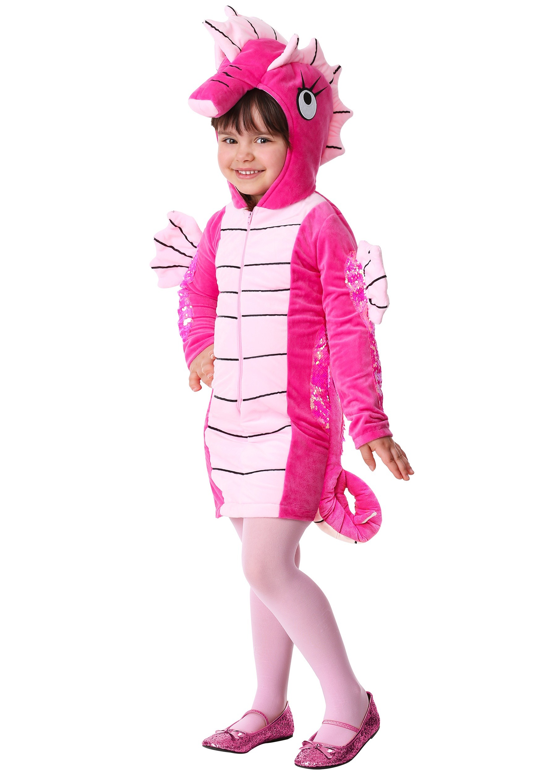 Girl’s Pink Seahorse Toddler Costume