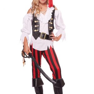 Girl's Posh Pirate Costume