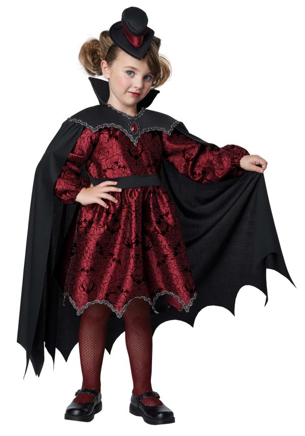 Girl's Posh Vampire Toddler Costume