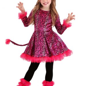 Girl's Prancing Pink Leopard Costume