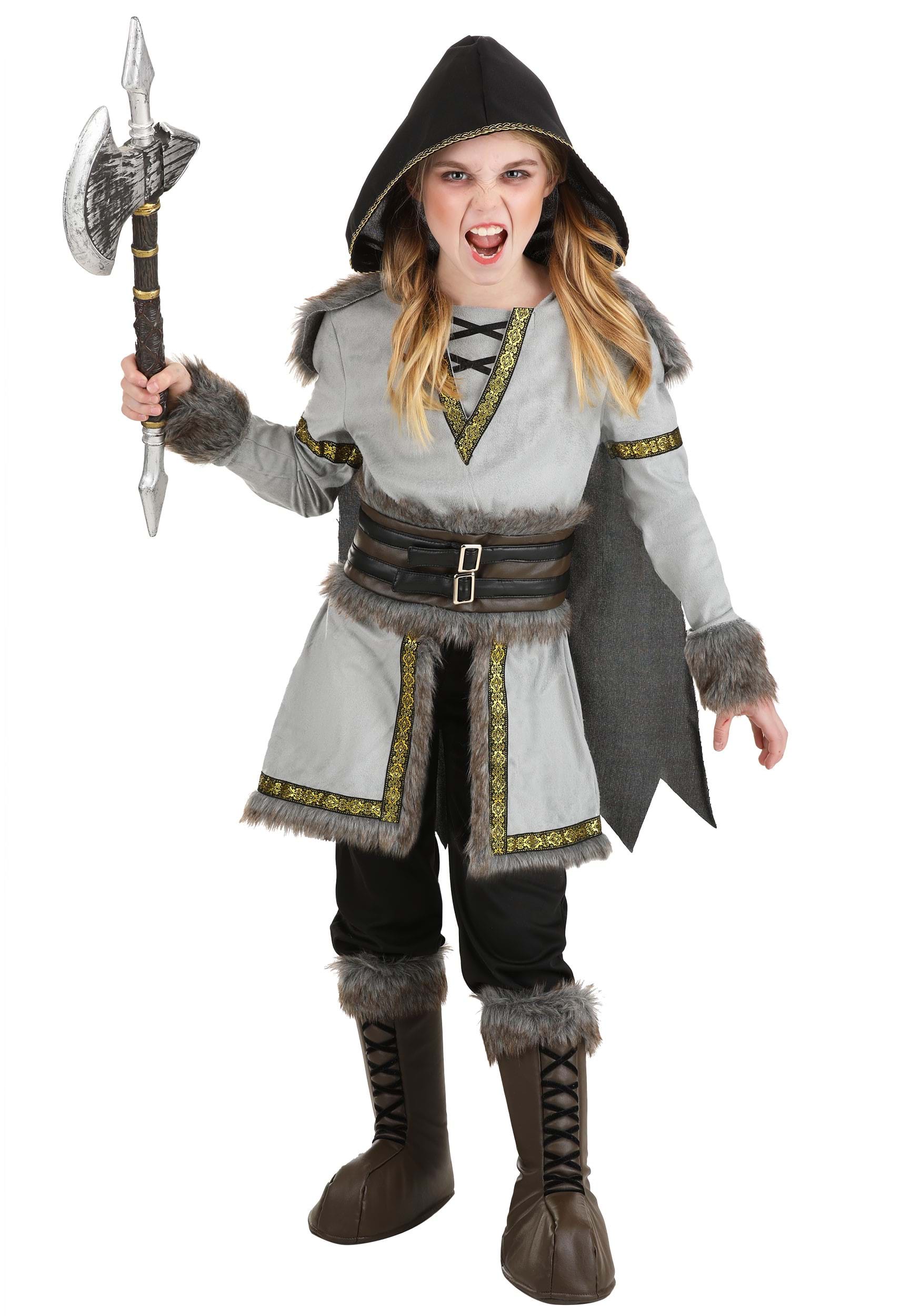 Girl’s Premium Viking Costume