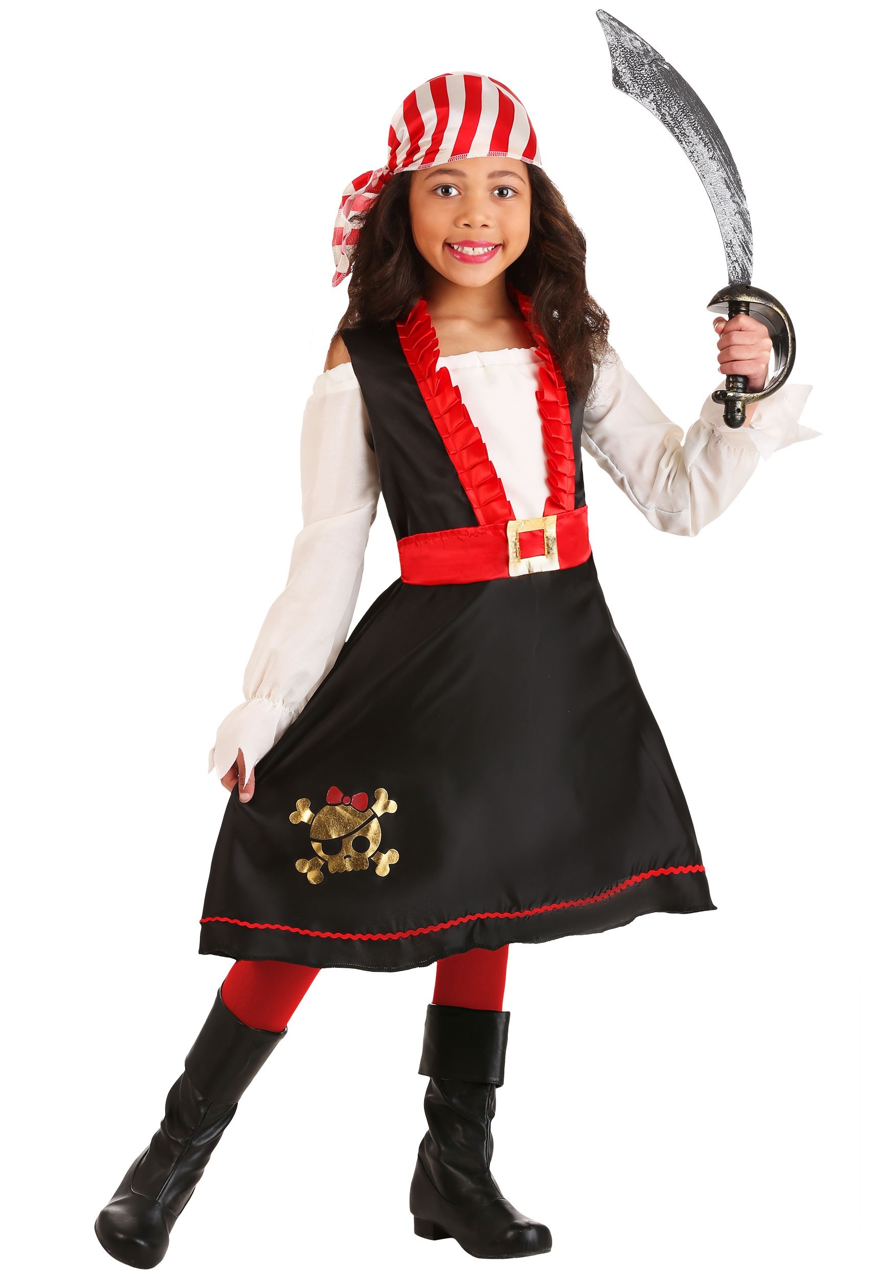 Girl’s Pretty Pirate Costume