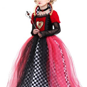 Girl's Ravishing Queen of Hearts Costume