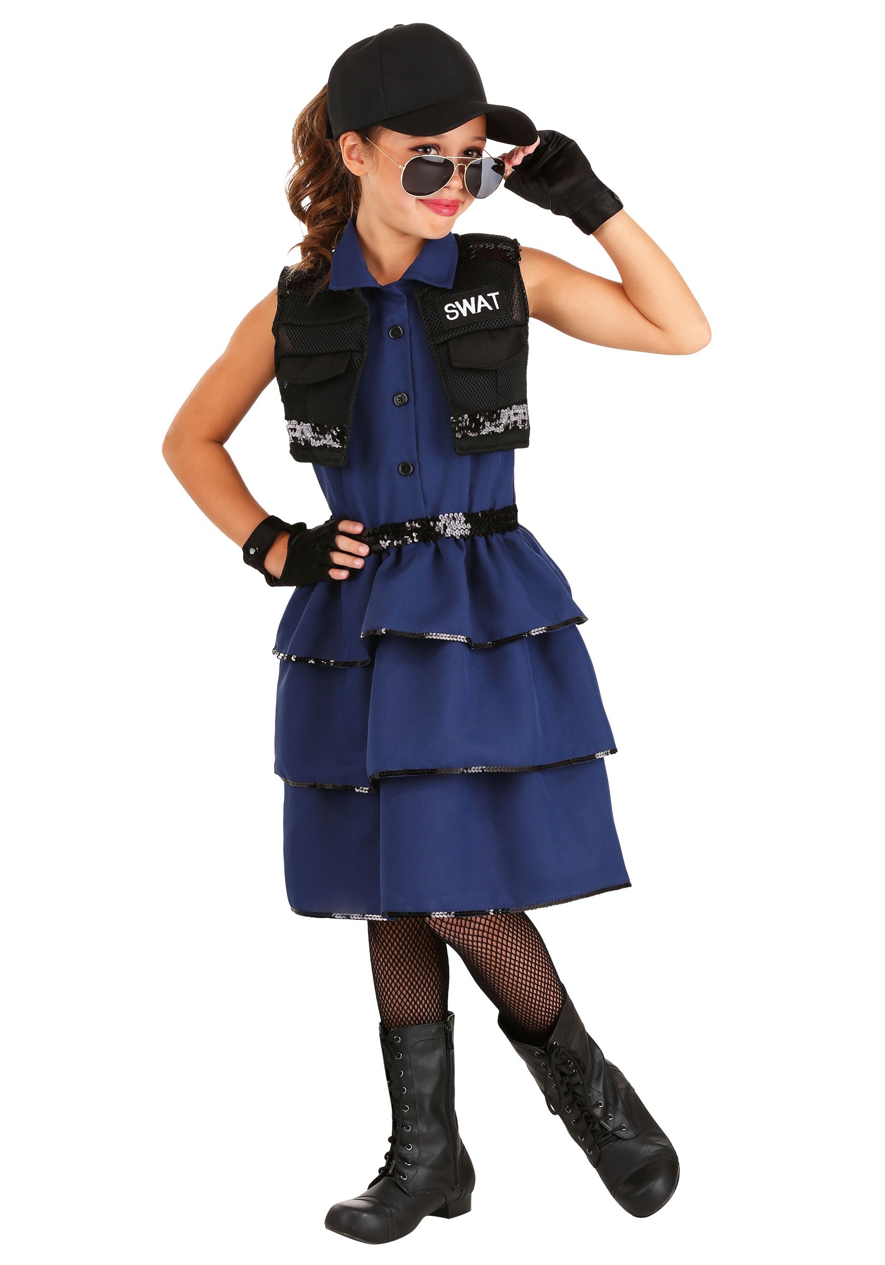 Girl’s SWAT Costume