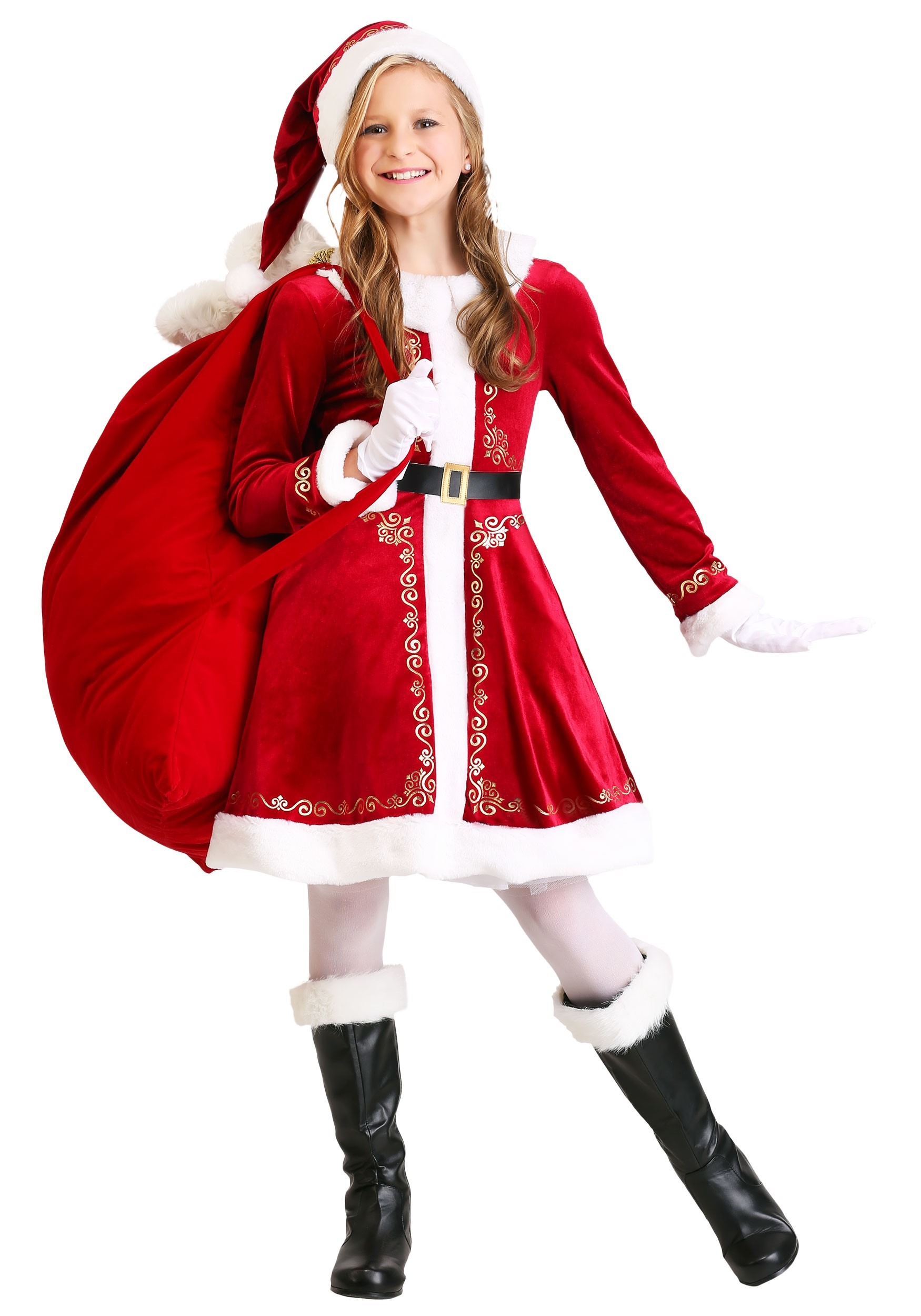 Girl’s Santa Costume Dress