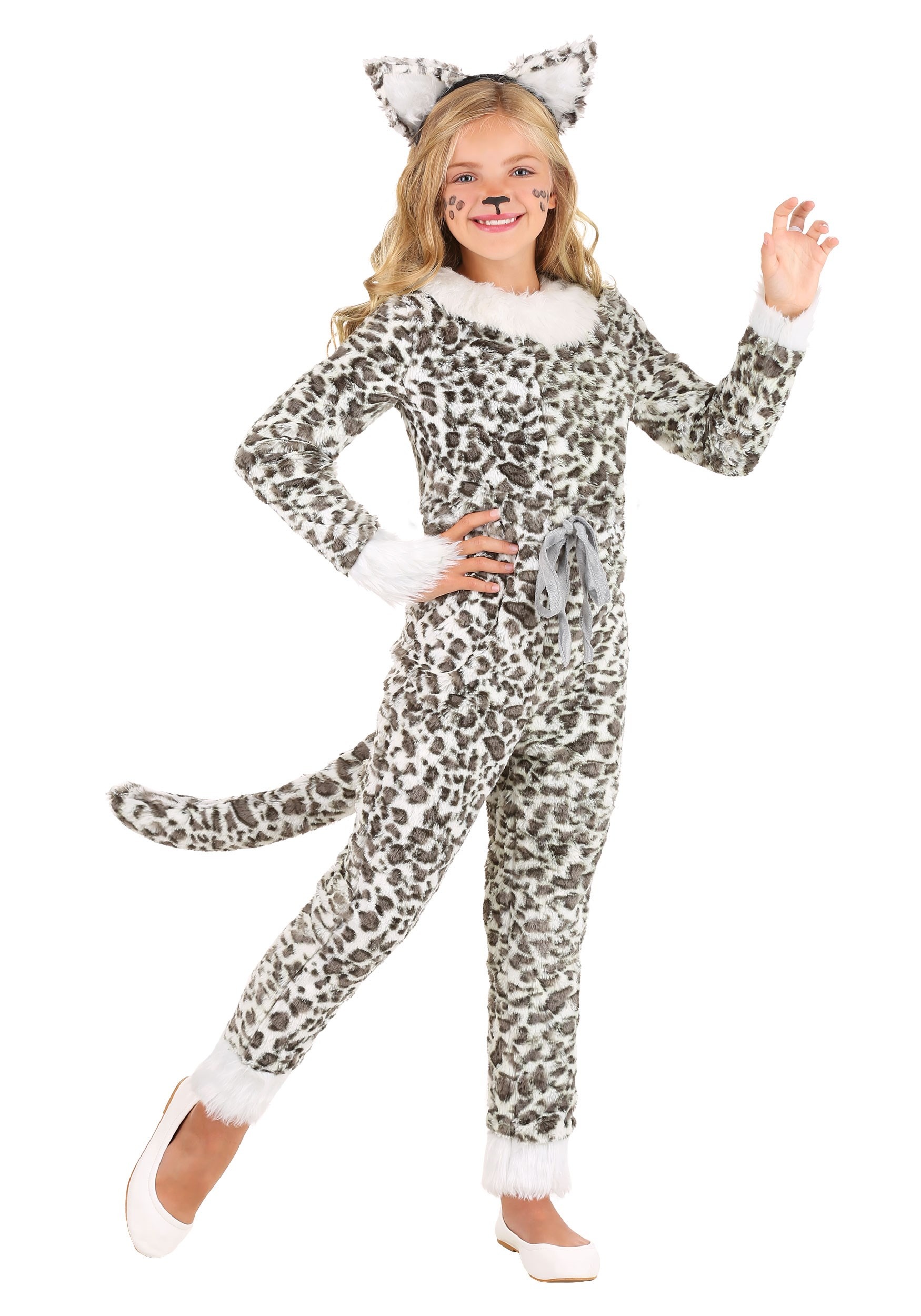 Girl’s Snow Leopard Costume