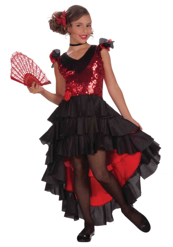Girl's Spanish Dancer Costume