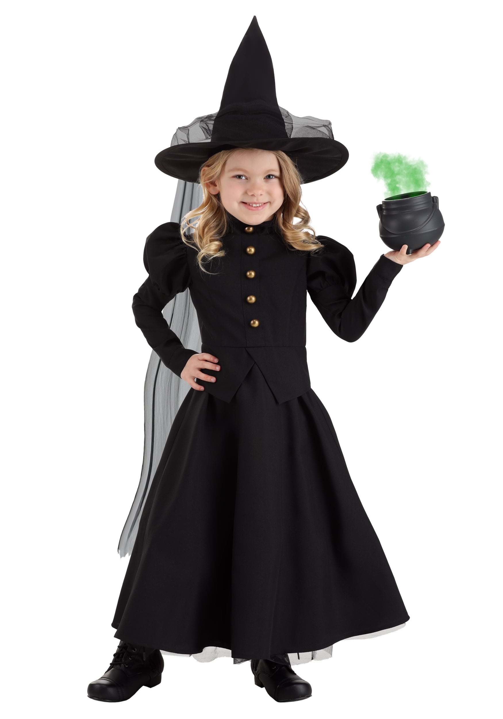 Girl’s Toddler Deluxe Witch Costume