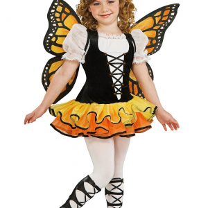 Girl's Toddler Monarch Butterfly Costume
