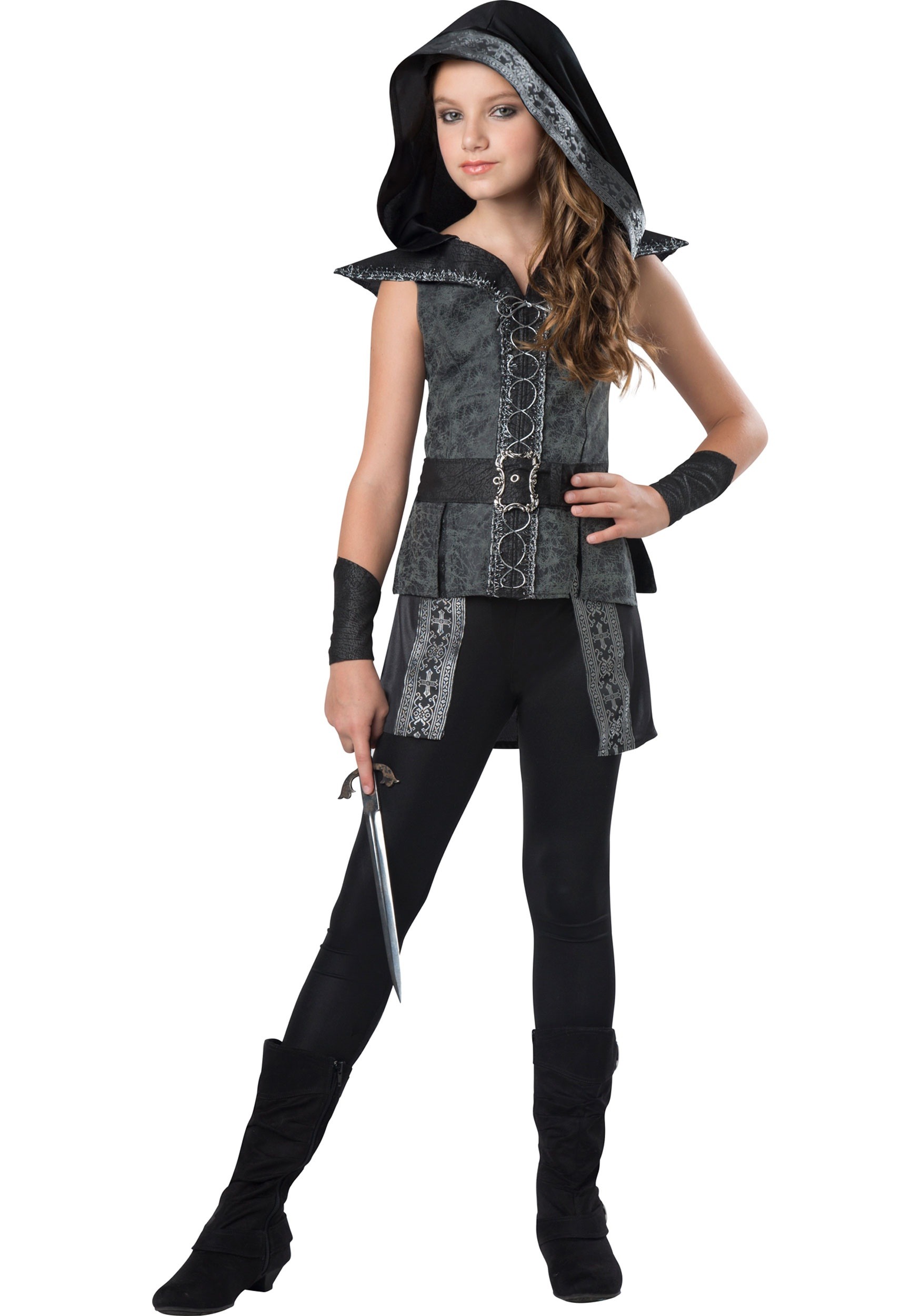 Girls Tween Dark Woods Huntress Costume