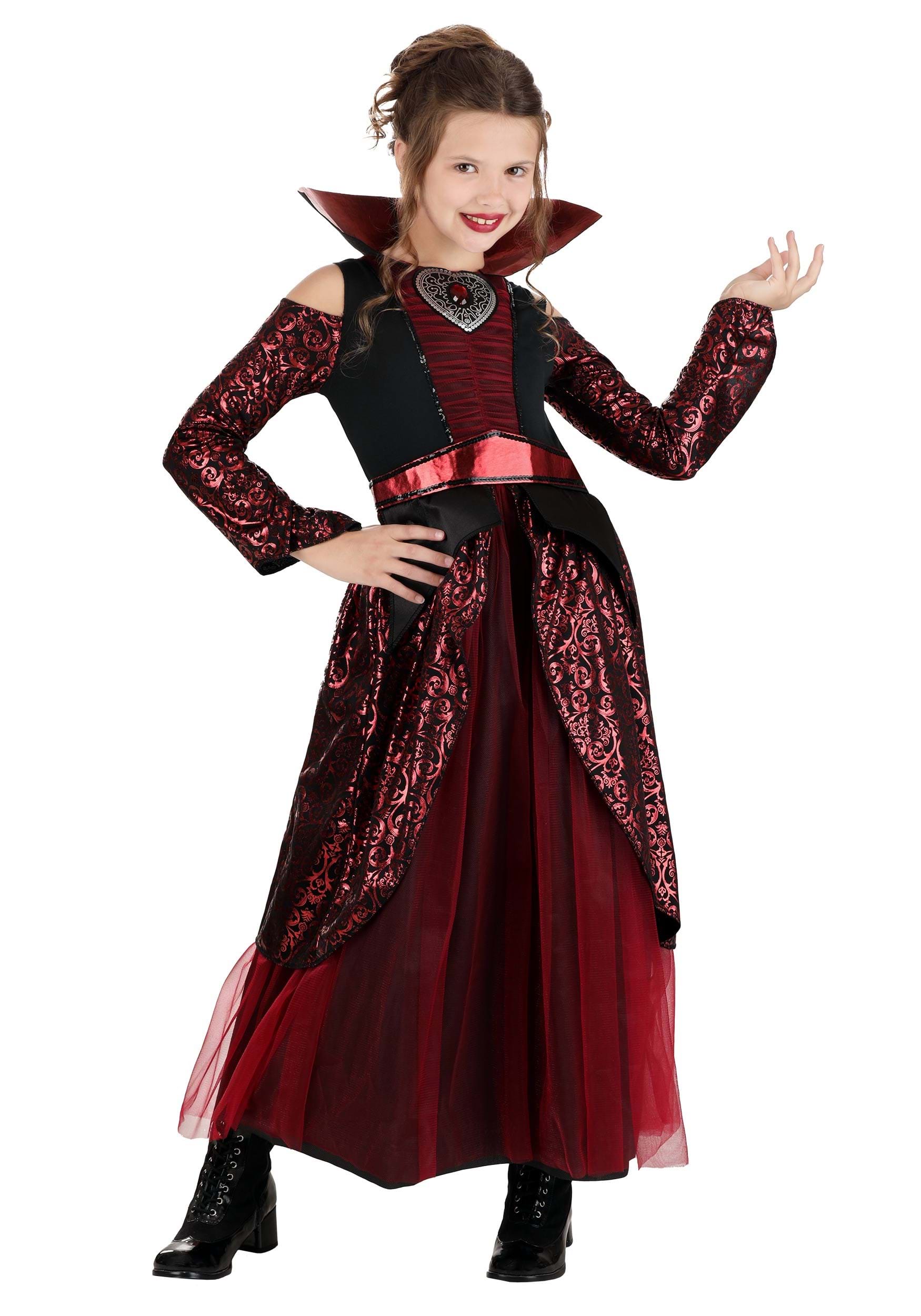 Girl’s Vampire Queen Costume Dress