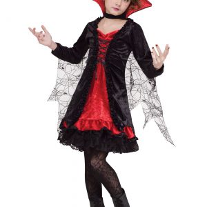 Girl's Vampire Web Costume