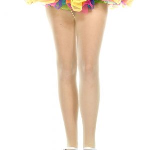 Girls Yellow Opaque Tights