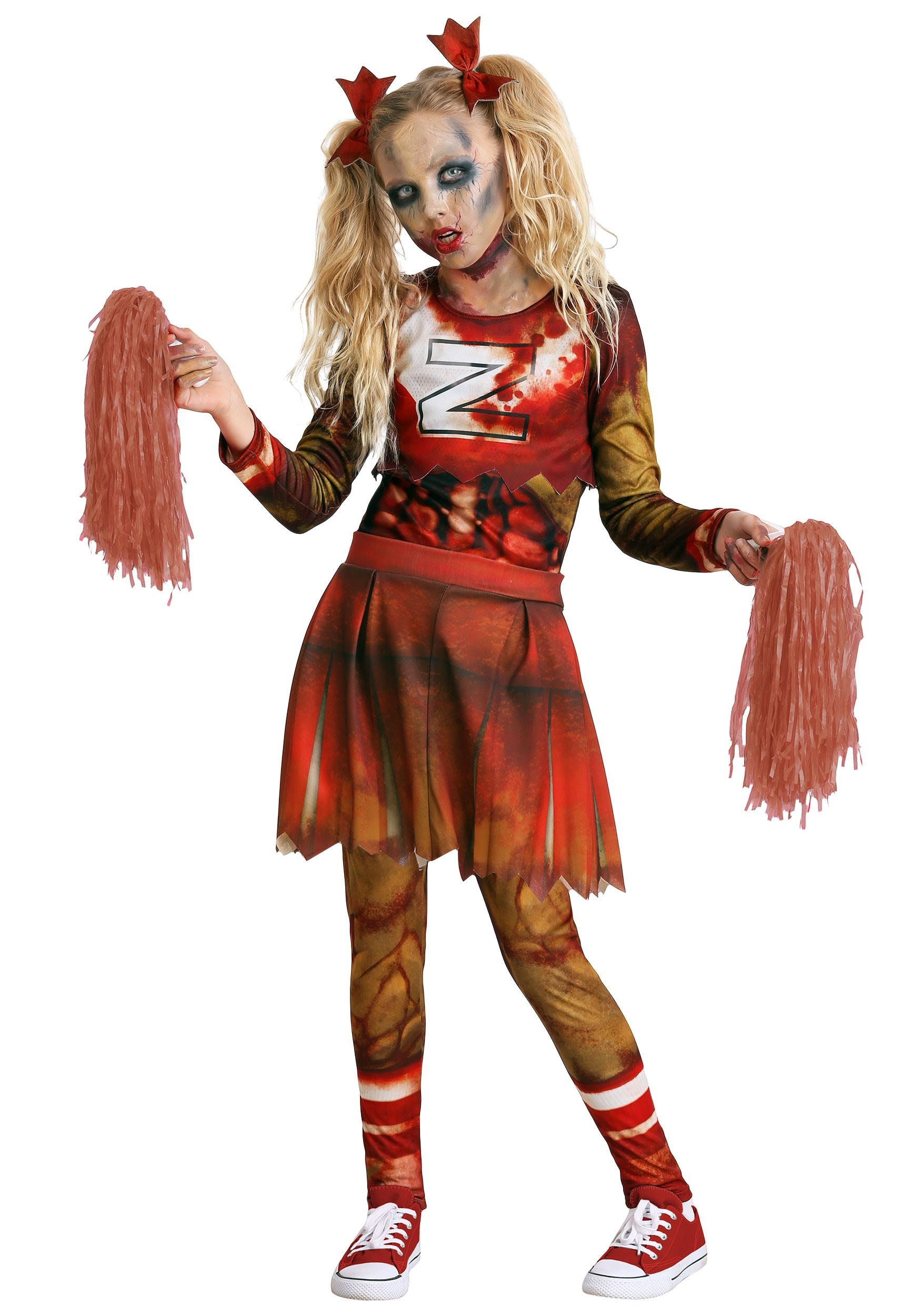 Girl’s Zombie Cheerleader Costume