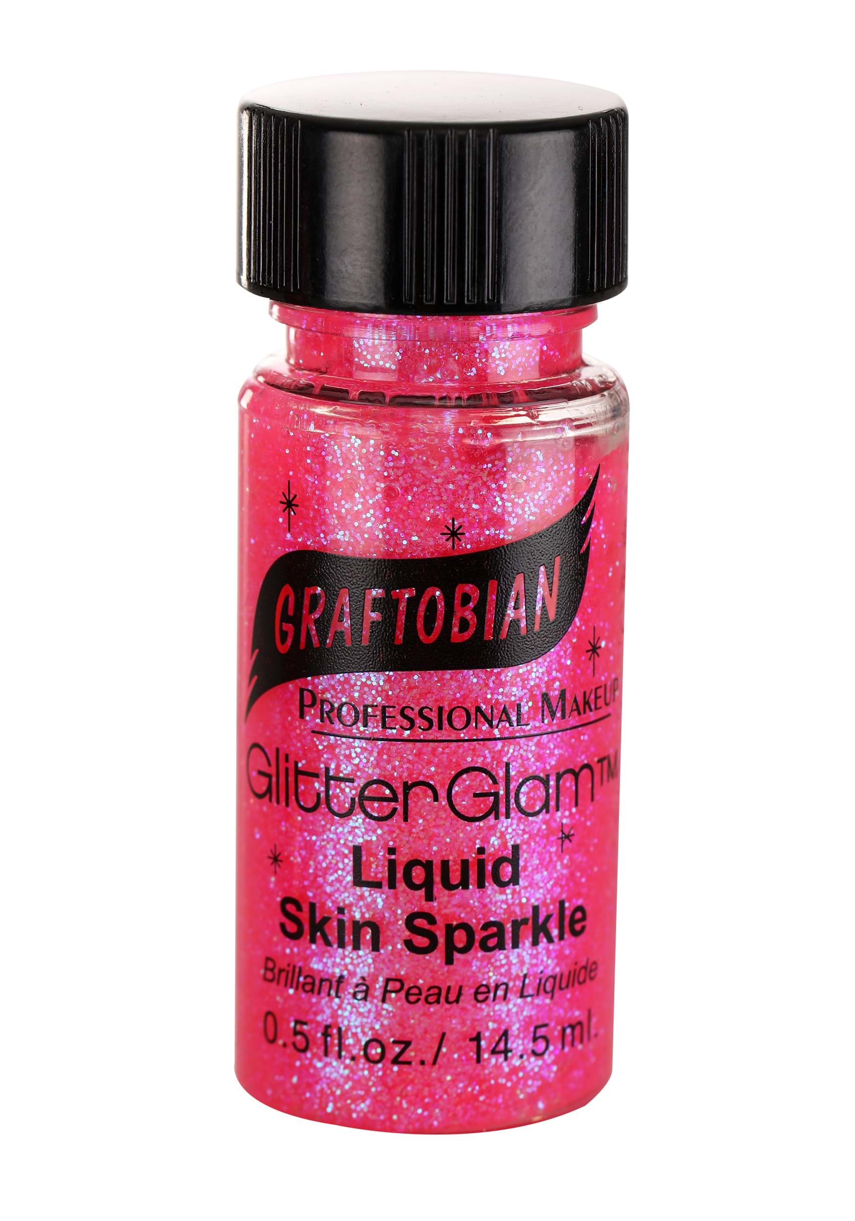 GlitterGlam .5oz Pink Liquid Glitter Makeup