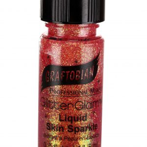 GlitterGlam .5oz Red Liquid Glitter Makeup