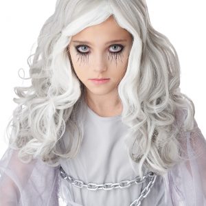 Glow In The Dark Ghost Wig for Kids