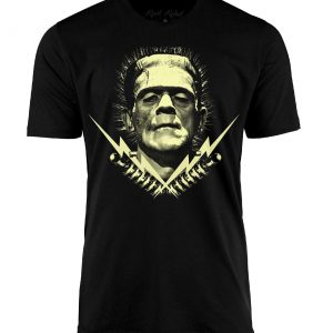 Glow in the Dark Frank Bolts Adult Graphic T-Shirt