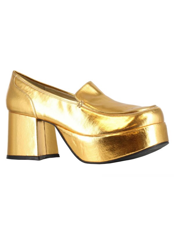 Gold Daddio Pimp Shoes for Men