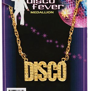 Gold Disco Necklace