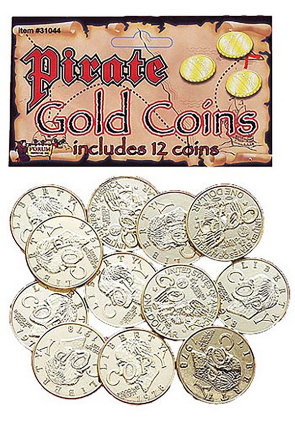 Gold Pirate Coins