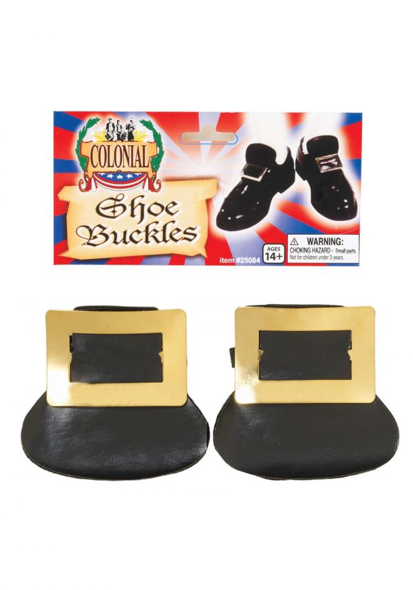 Gold-Tone Shoe Buckles