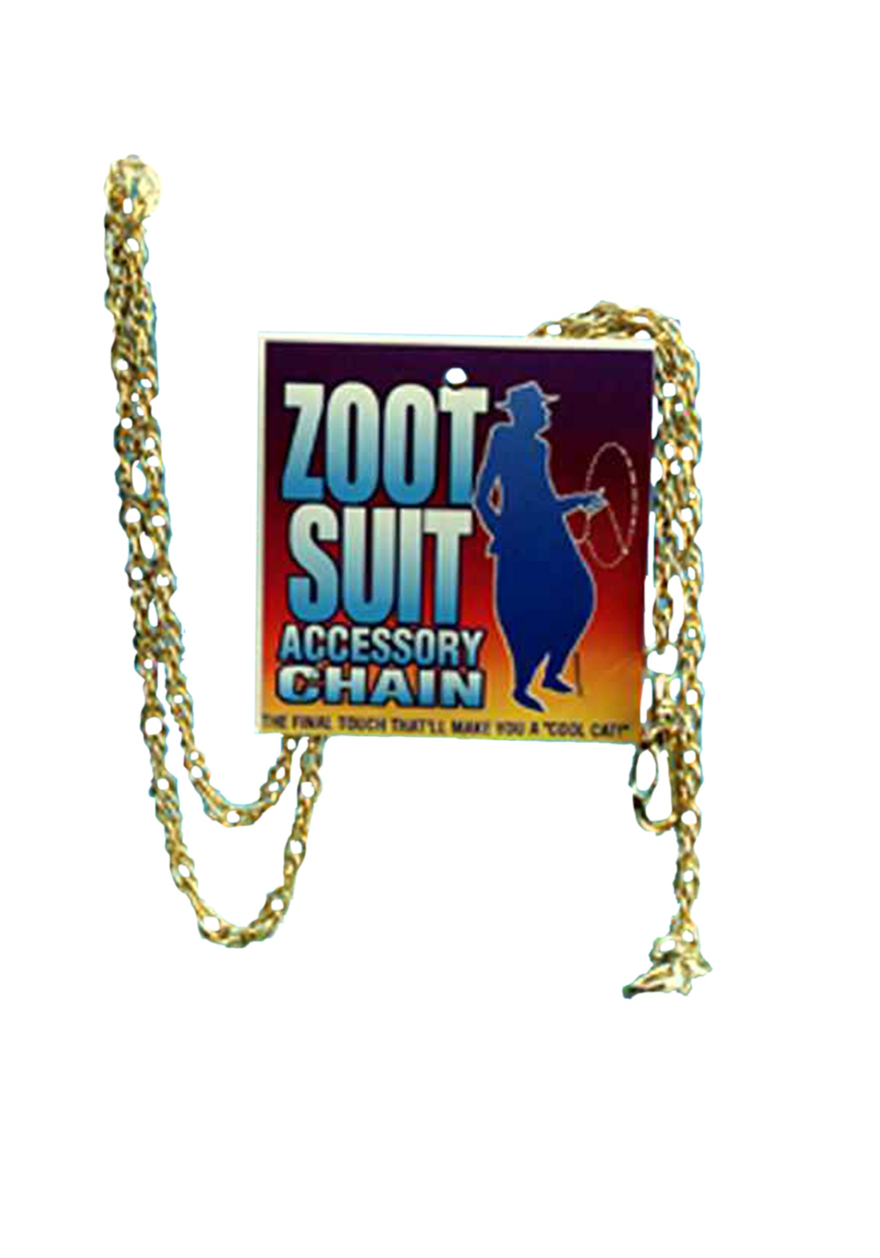 Gold Zoot Suit Costume Chain