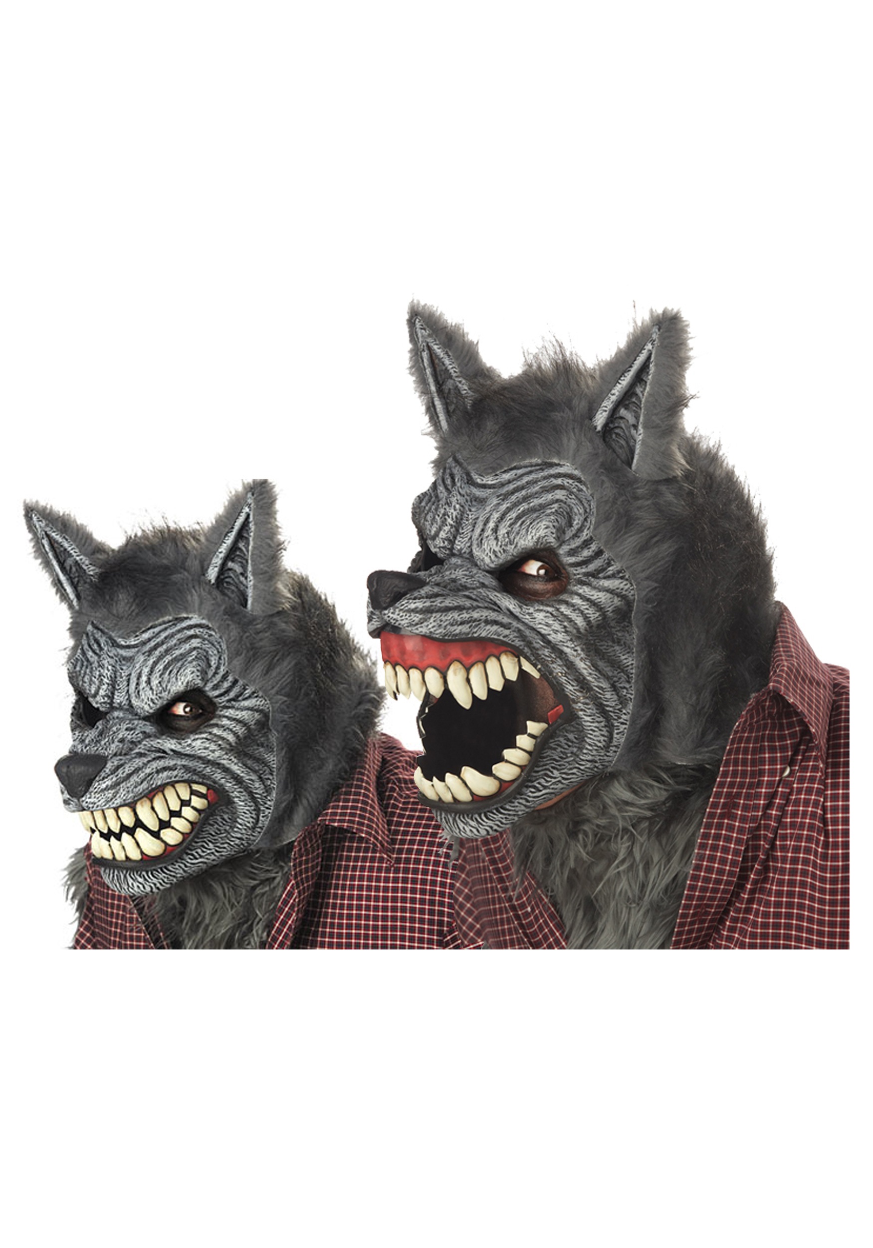 Grey Werewolf Ani-Motion Mask